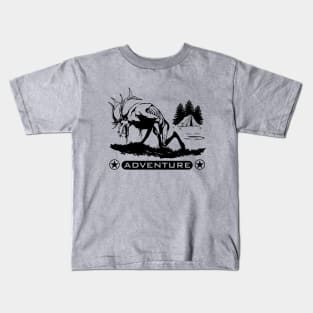 Camping and wendigo Kids T-Shirt